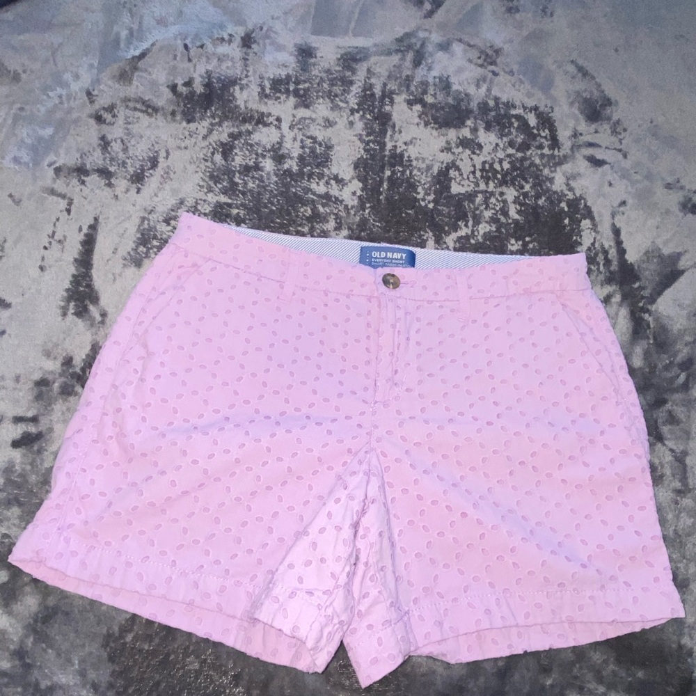 Old Navy Everyday Short Purple Eyelet Shorts Size 4